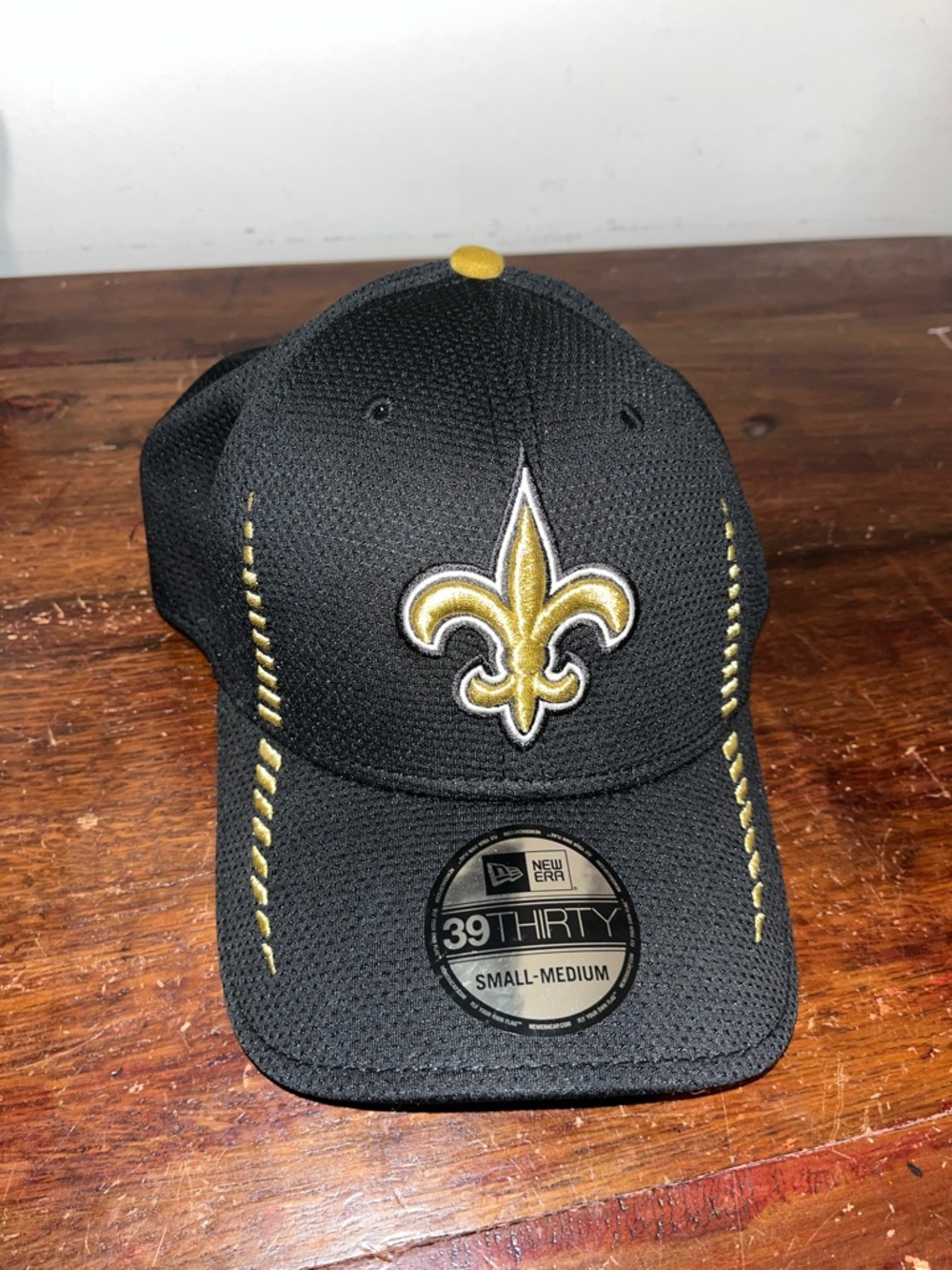 New Orleans Saints New era  football retro black gold cap hat S/M
